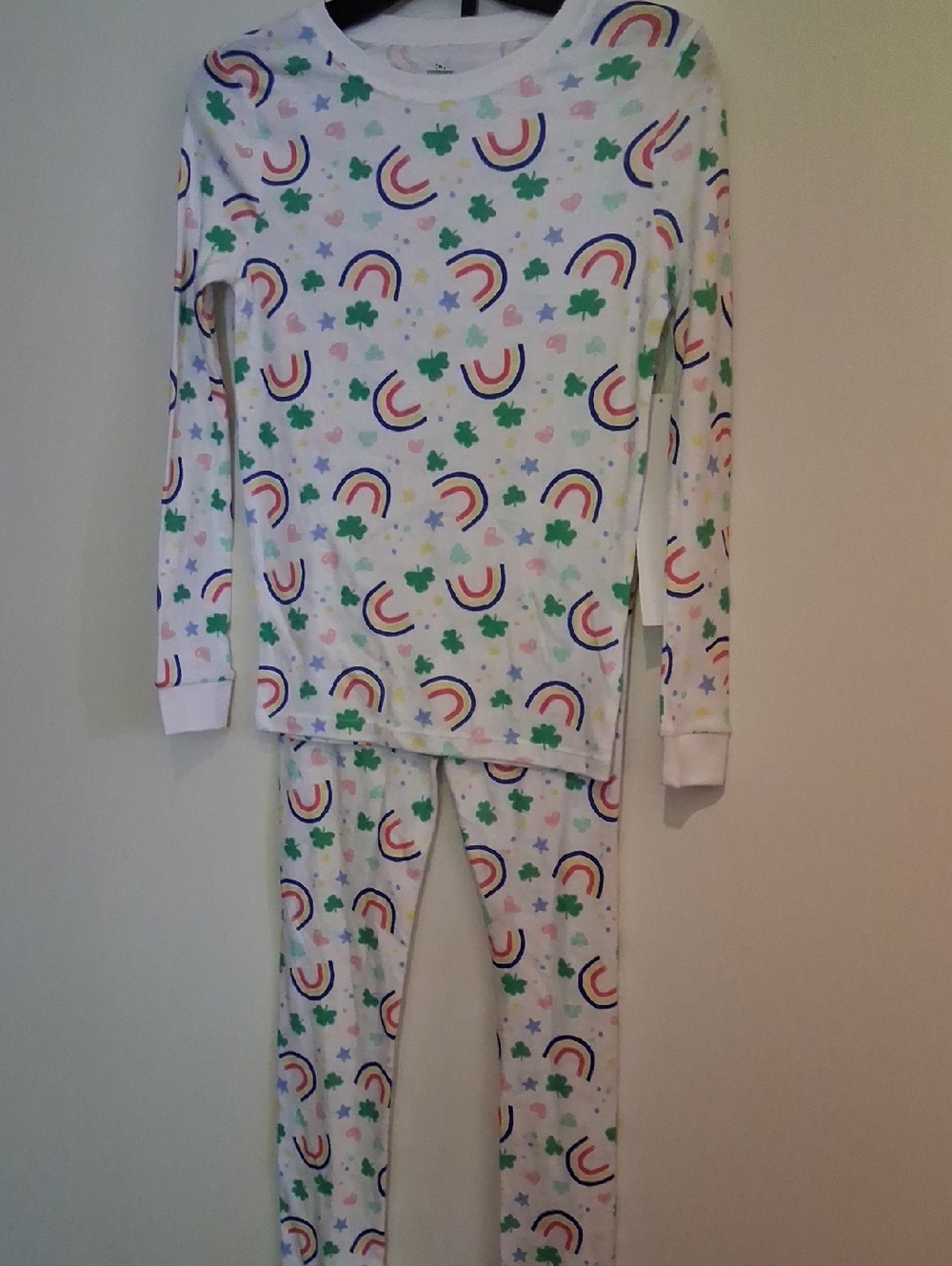 NWT Girls St. Patrick's 2pc PJ Set